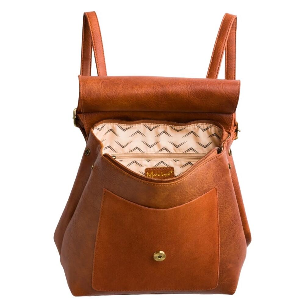 Moda Luxe Tan Backpack - Picture 2 of 2